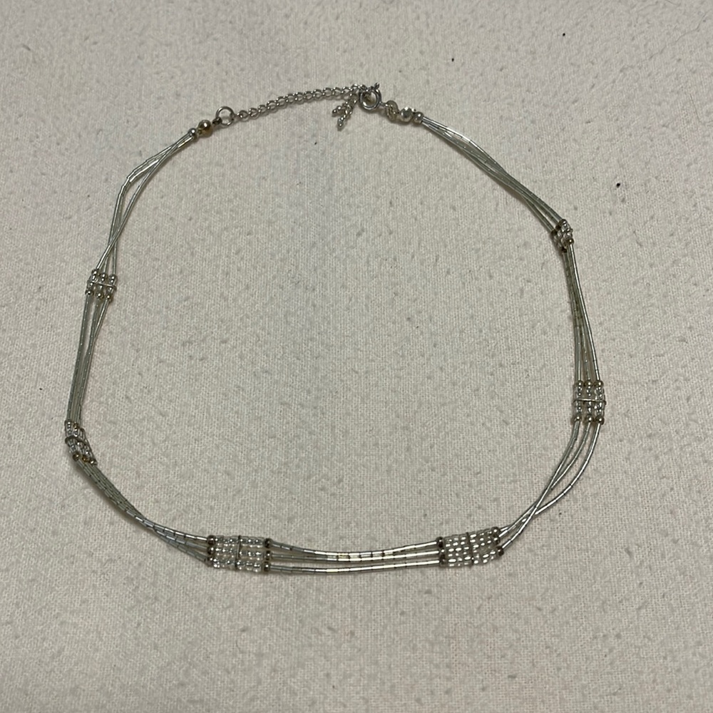 Silver necklace*